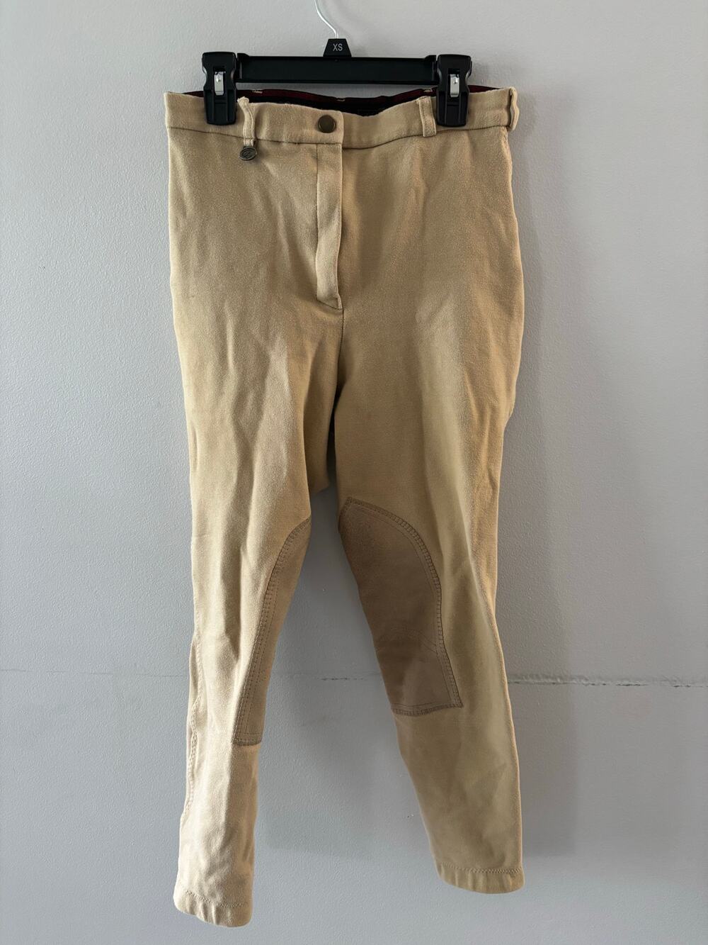 On Course Womens Breeches Size 28 Tan Equestrian Horse Riding Cotton